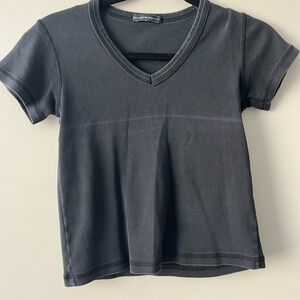 Brandy Melville gray/black tshirt